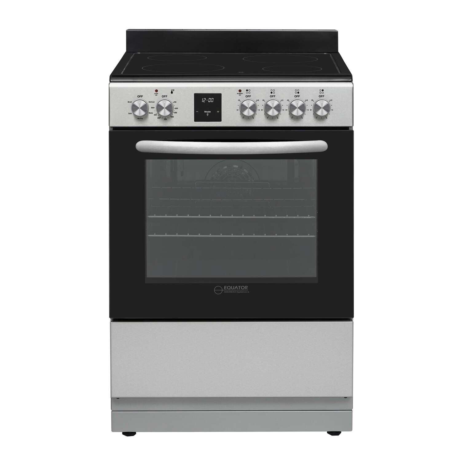 Equator Advanced Appliances Equator 24 Freestanding Electric Cooking Range in Stainless with Convection Oven