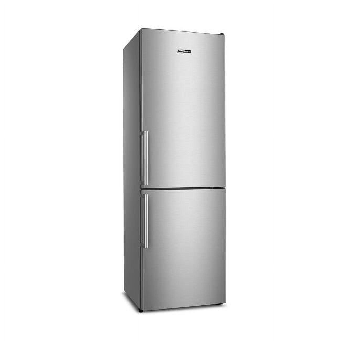 EcoSlim 11.5 cu.ft Stainless Steel Bottom Freezer Refrigerator with Wine Rack