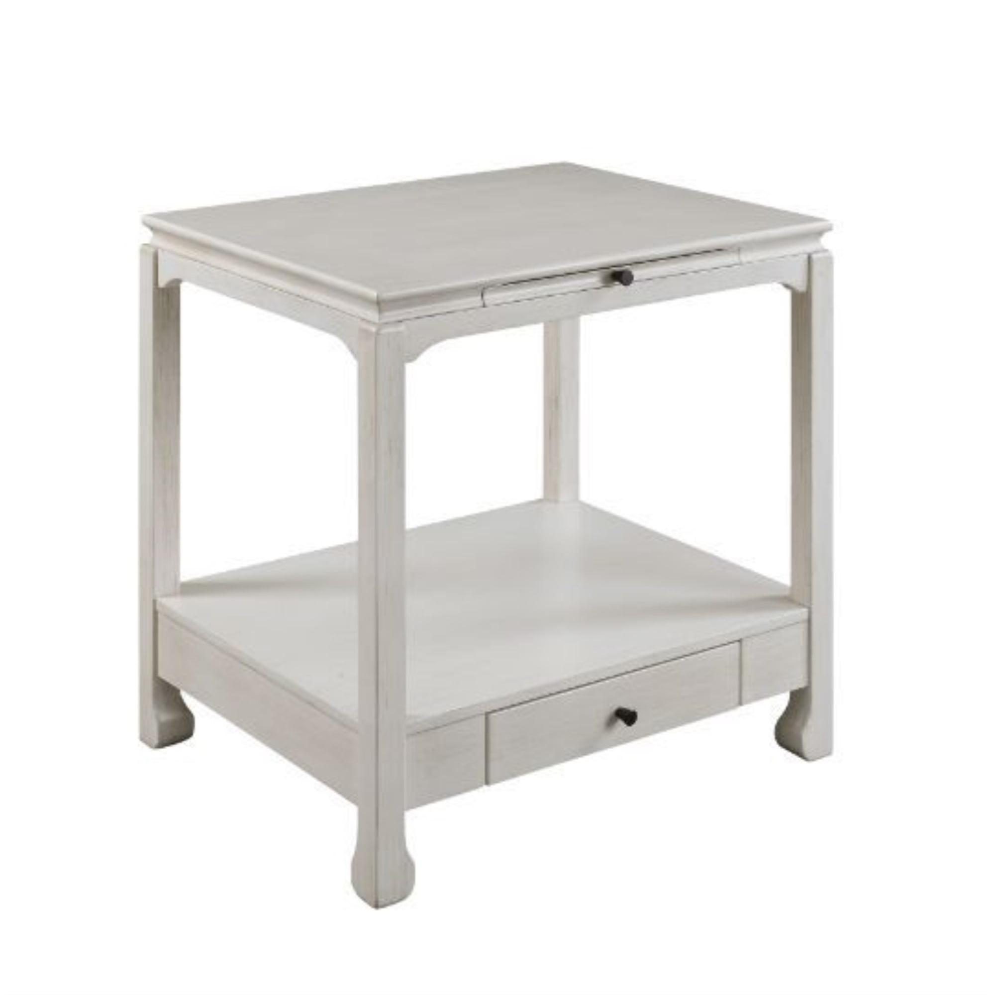 Ergode Accent Table Antique White Finish