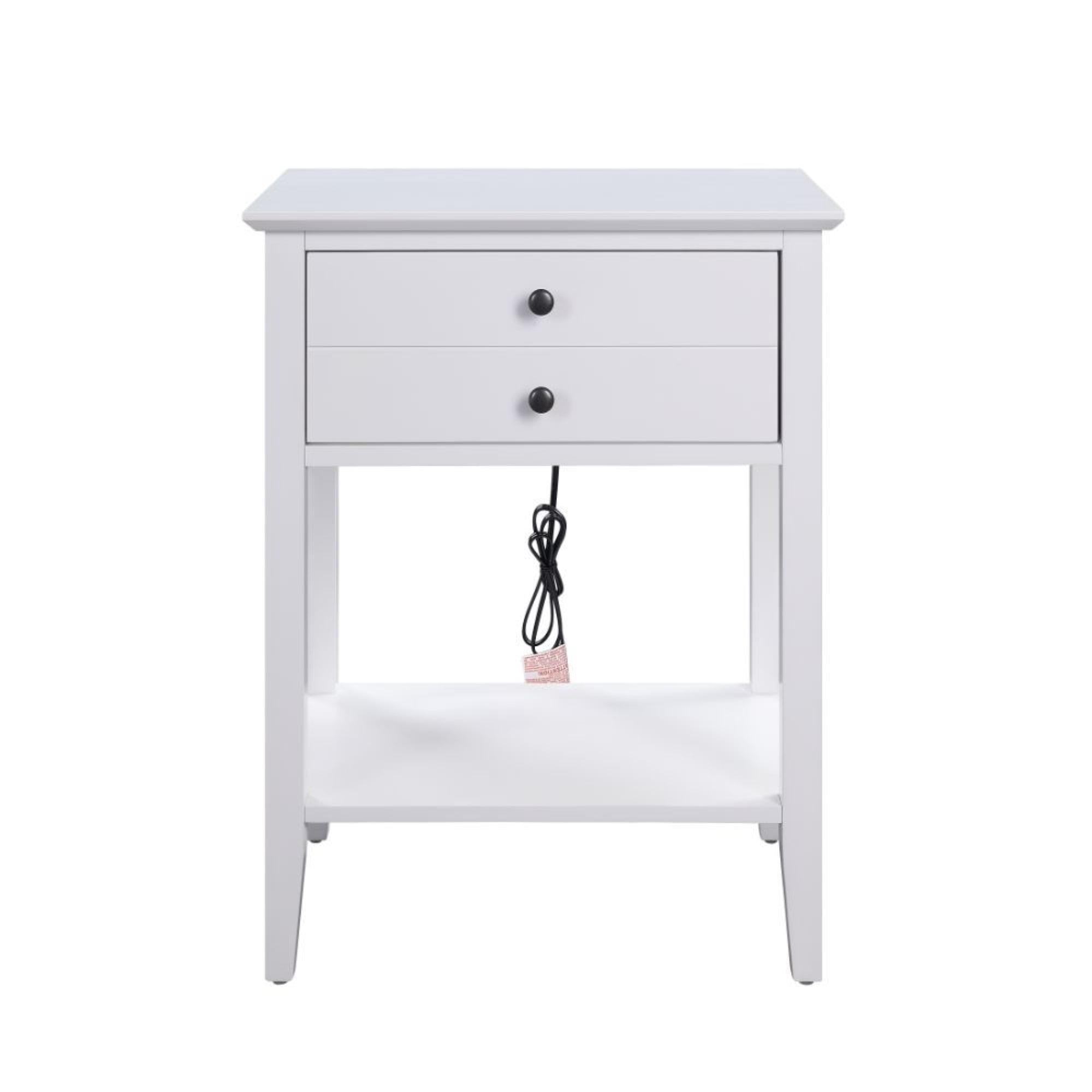 28'' Tall End Table with Storage