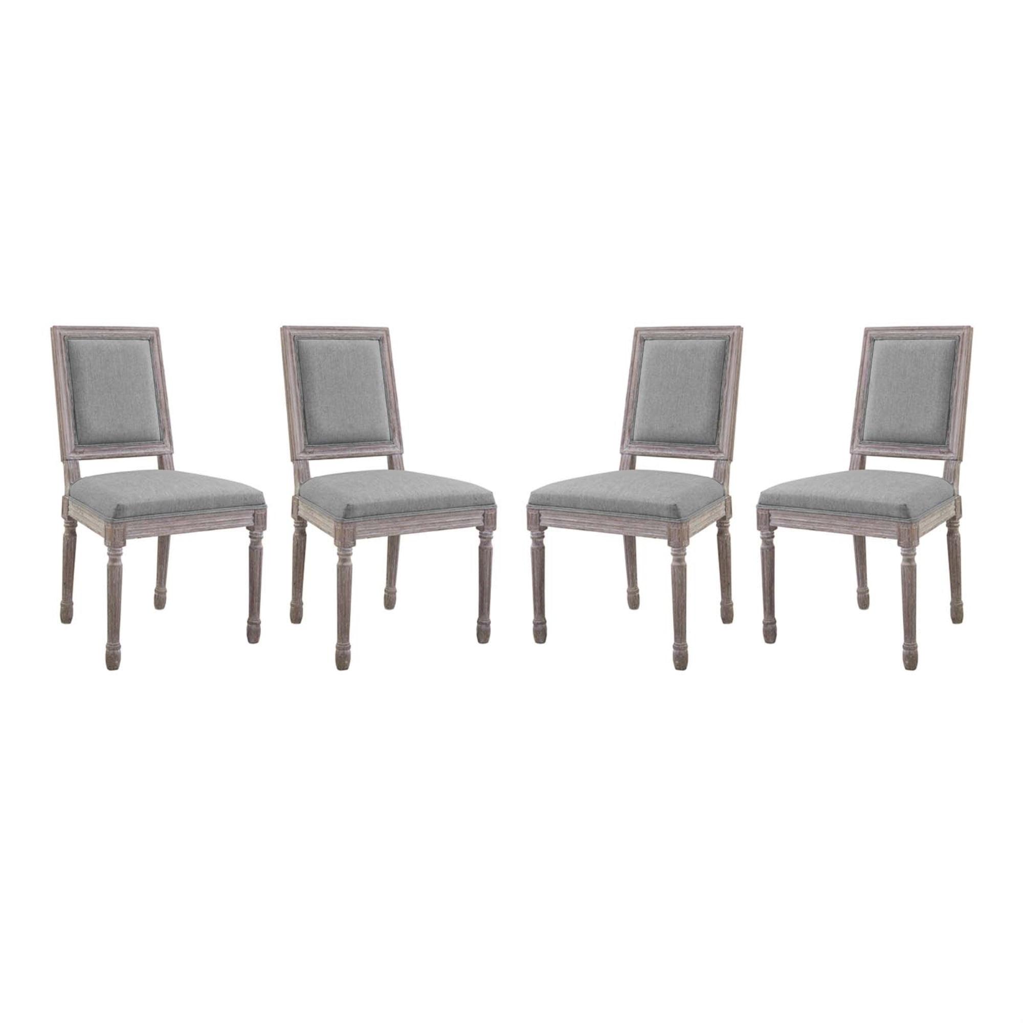 Modway Court Upholstered Fabric Dining Side Chairs