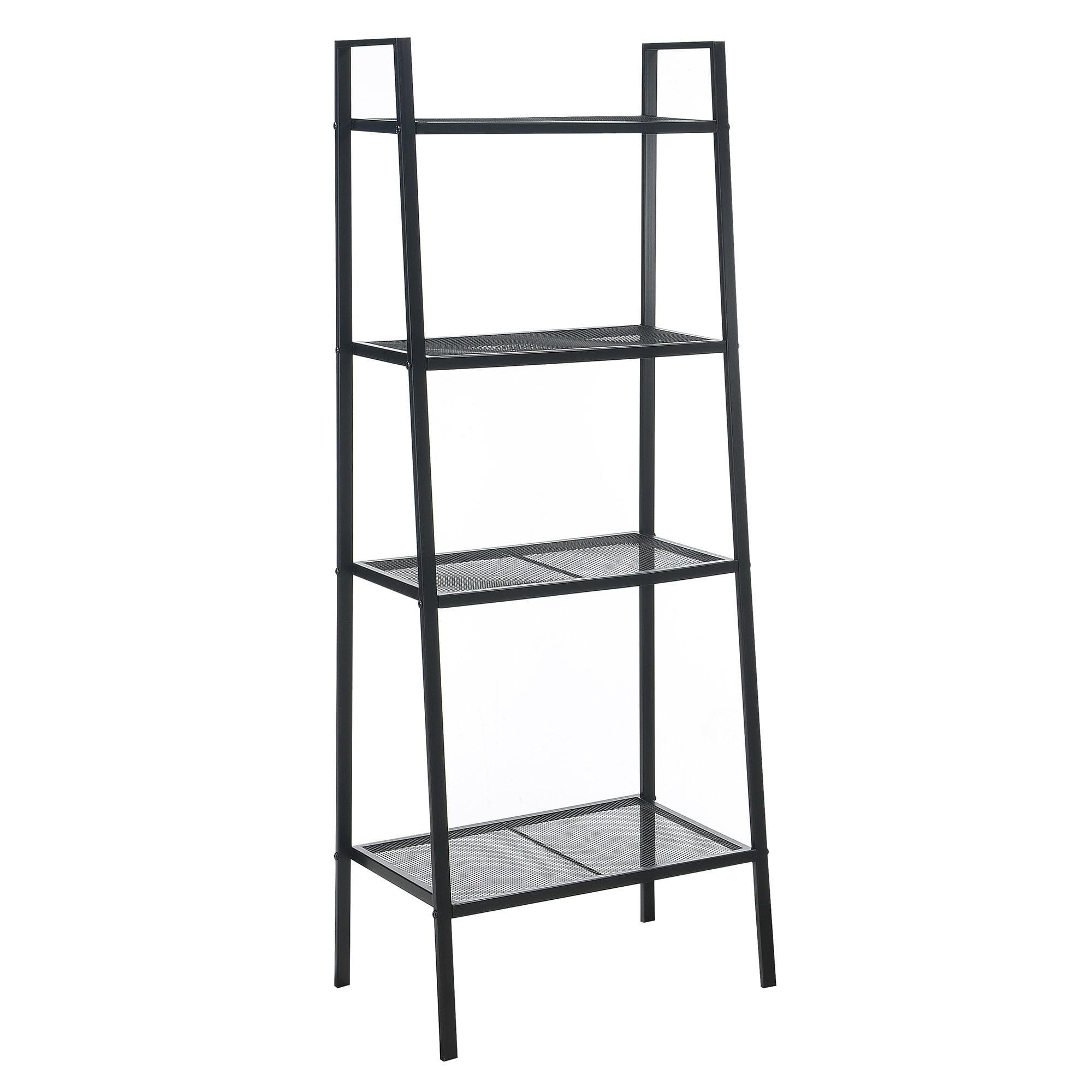 Convenience Concepts Designs2Go 4 Tier Metal Plant Stand, Black