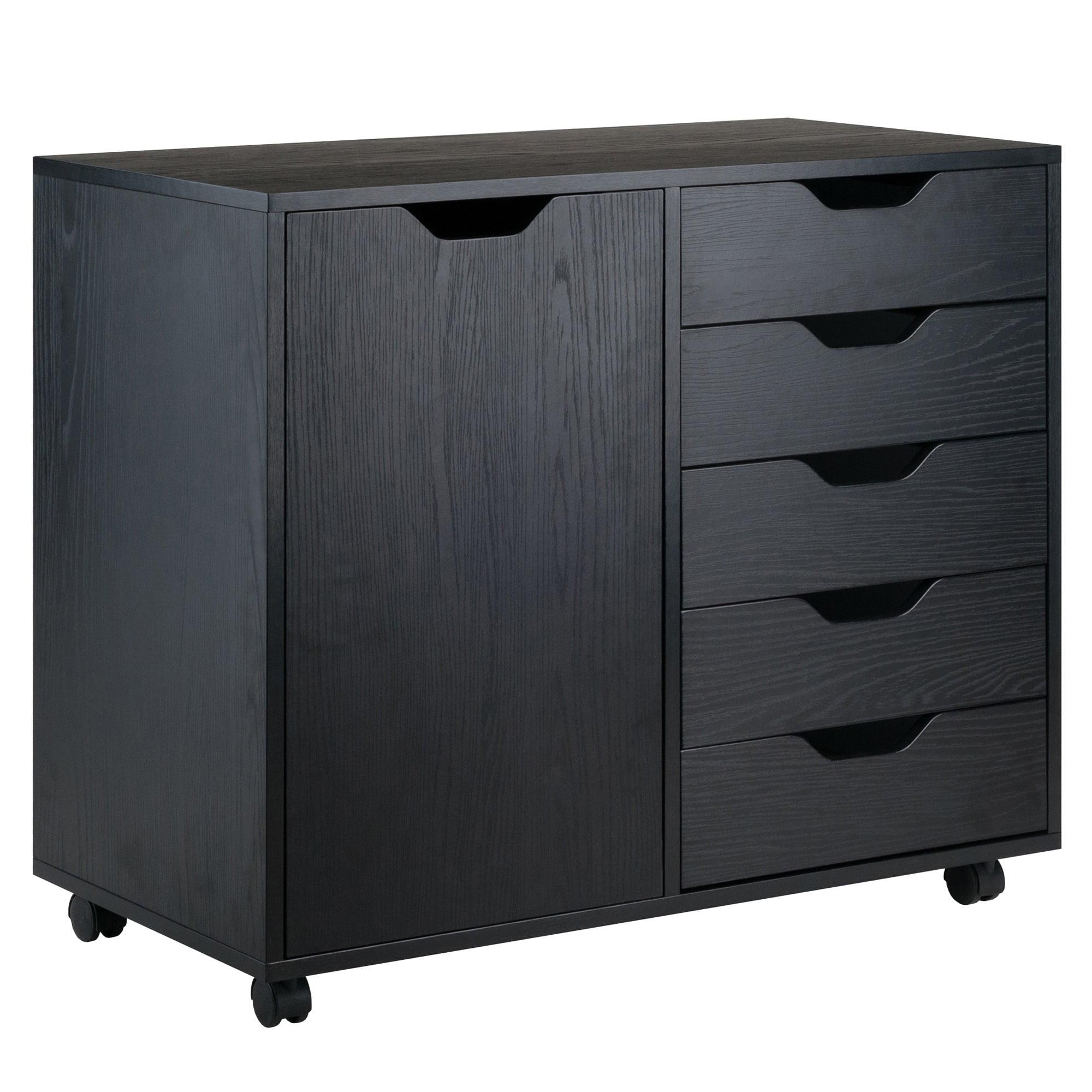 Halifax 5 Drawer 1 Side Cabinet - Winsome