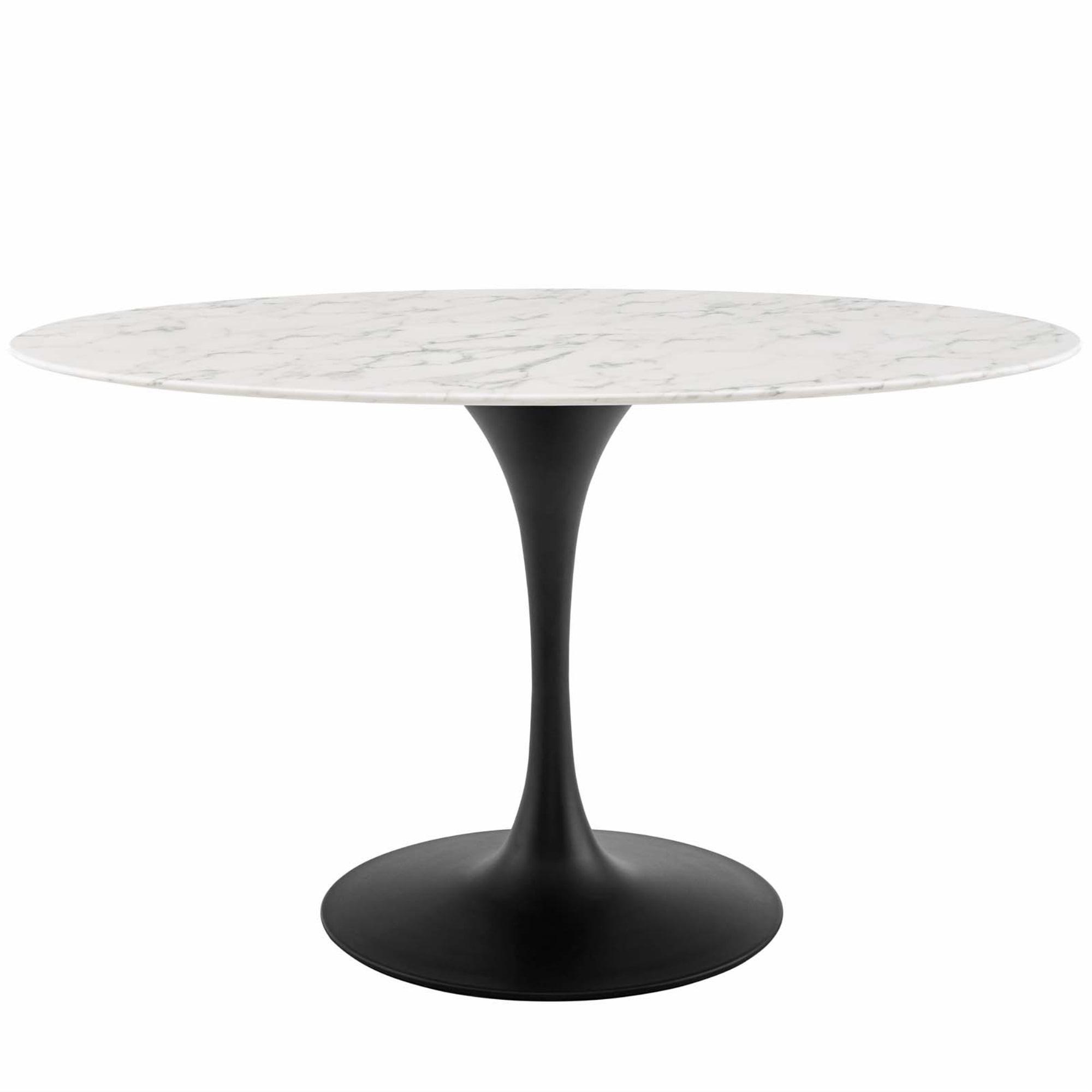 Modway Modway Lippa Oval Artificial Marble Dining Table