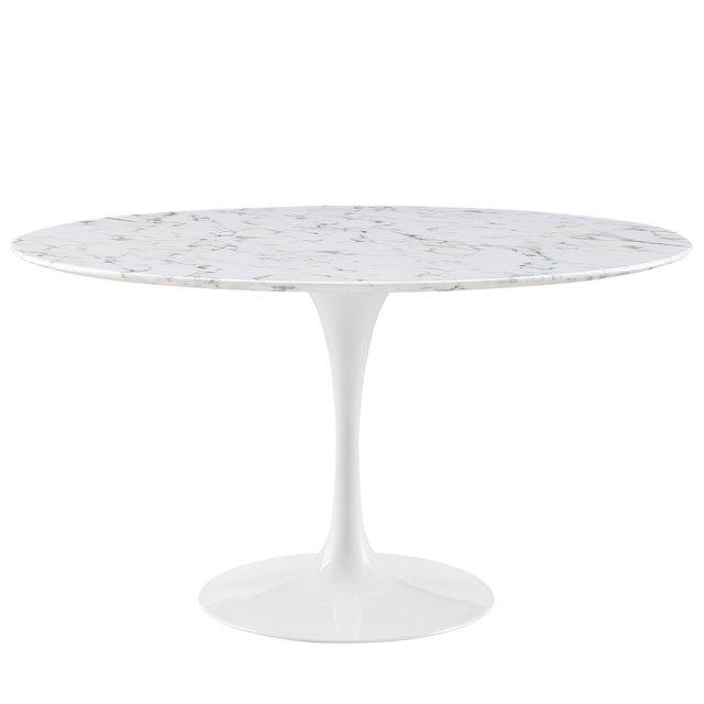Modway Modway Lippa Oval Artificial Marble Dining Table