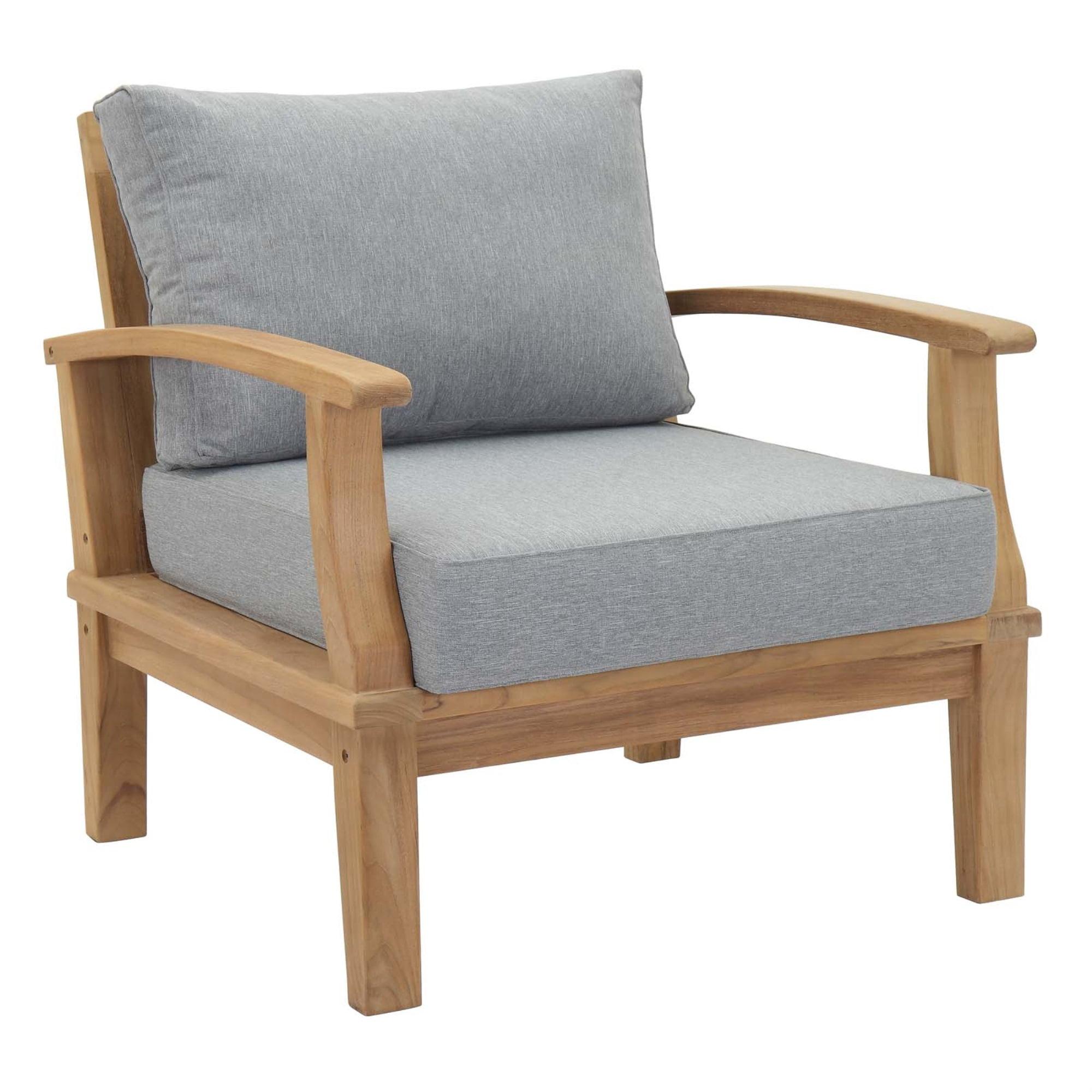 Modway Marina Outdoor Patio Teak Armchair