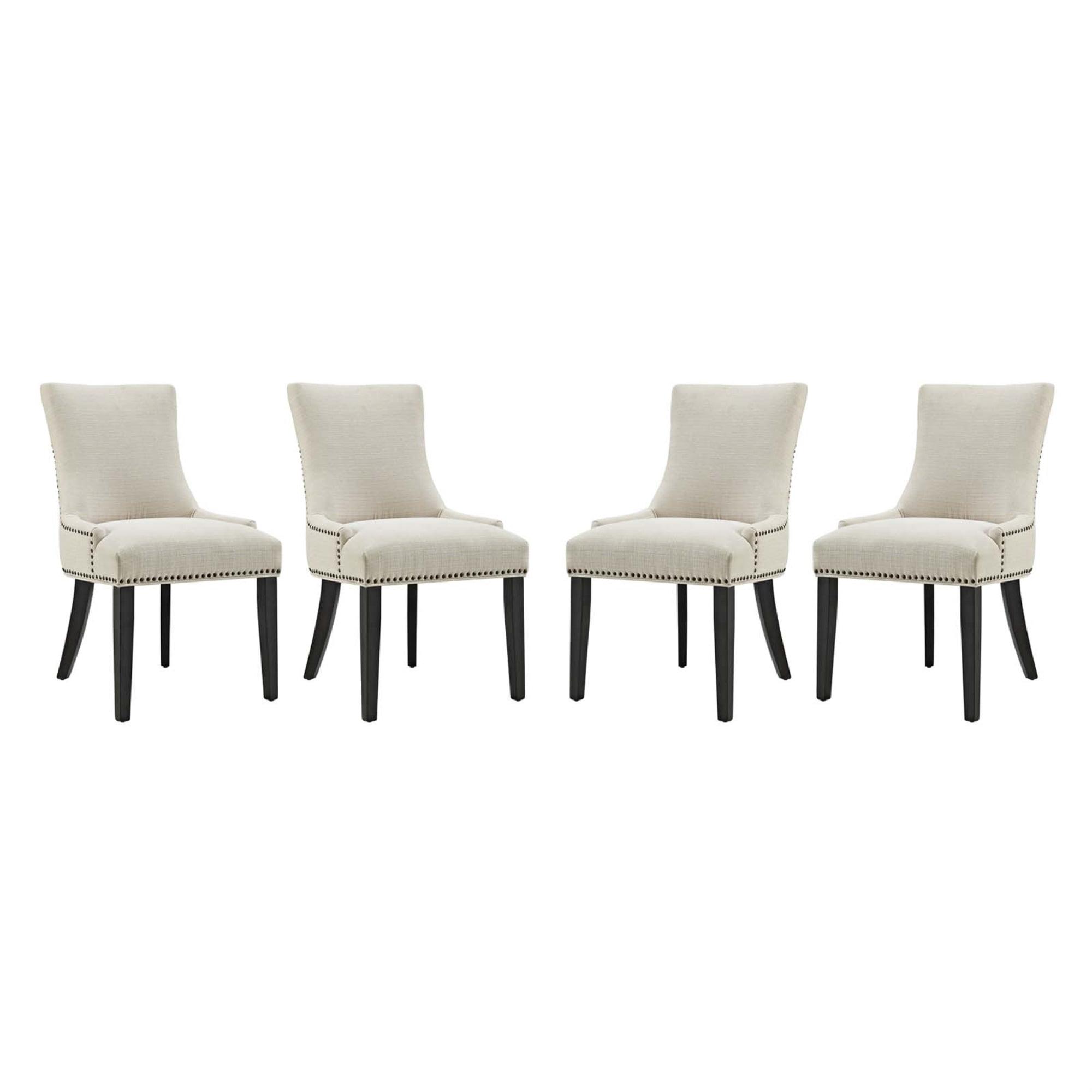 Modway Copper Grove Vodice Fabric and Wood Dining Chair (Set of 4) by Modway