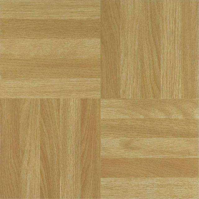 Woven Trends Woven Trends Tivoli Self Adhesive Vinyl Floor Tiles, 45 Pcs, 12" X 12"