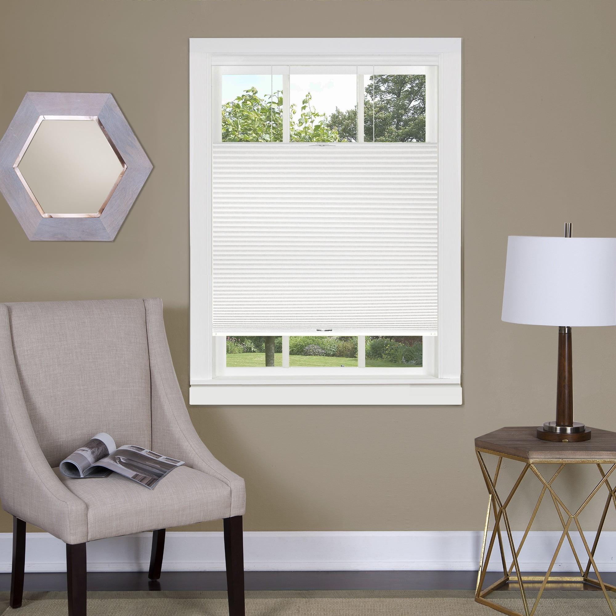 Achim Top Down Bottom Up Roller Window Shade, 64 x 23, Cordless, White Polyester, Light Filtering, Indoor