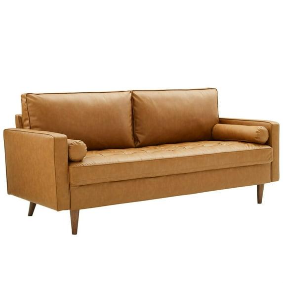 Modway Valour Upholstered Faux Leather Sofa by Modway