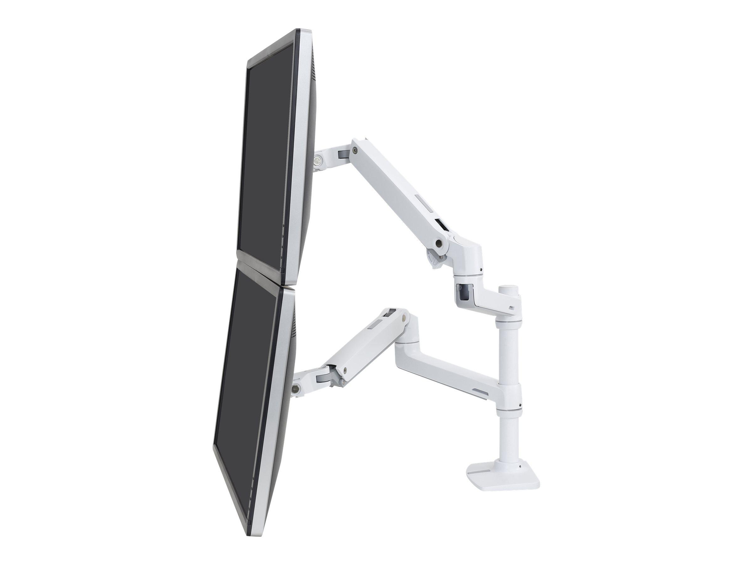 Ergotron 45-492-216 LX Dual Stacking Arm (white)