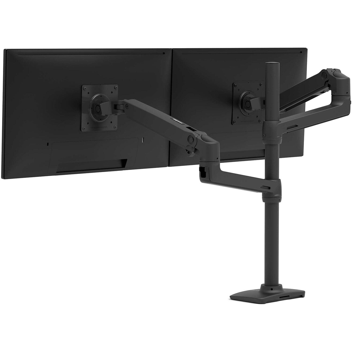 Ergotron Desk Mount for Monitor Display TV Matte Black
