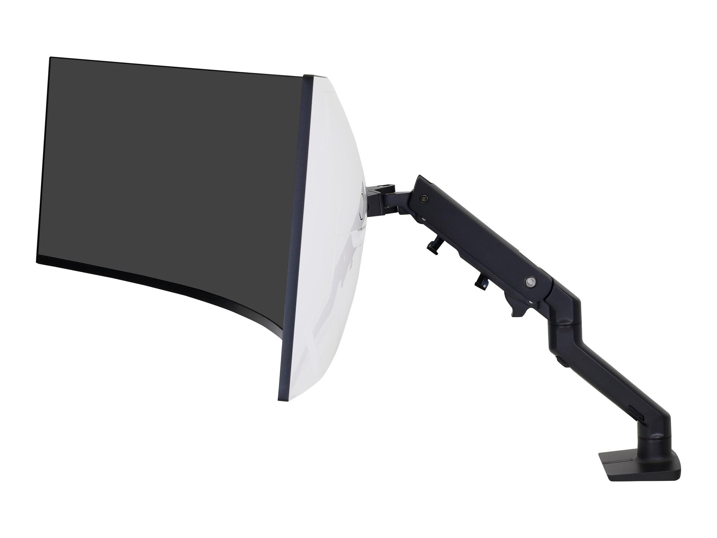 Ergotron HX Ultrawide Monitor Arm Desk Mount Screens 20-42 lbs Matte Black