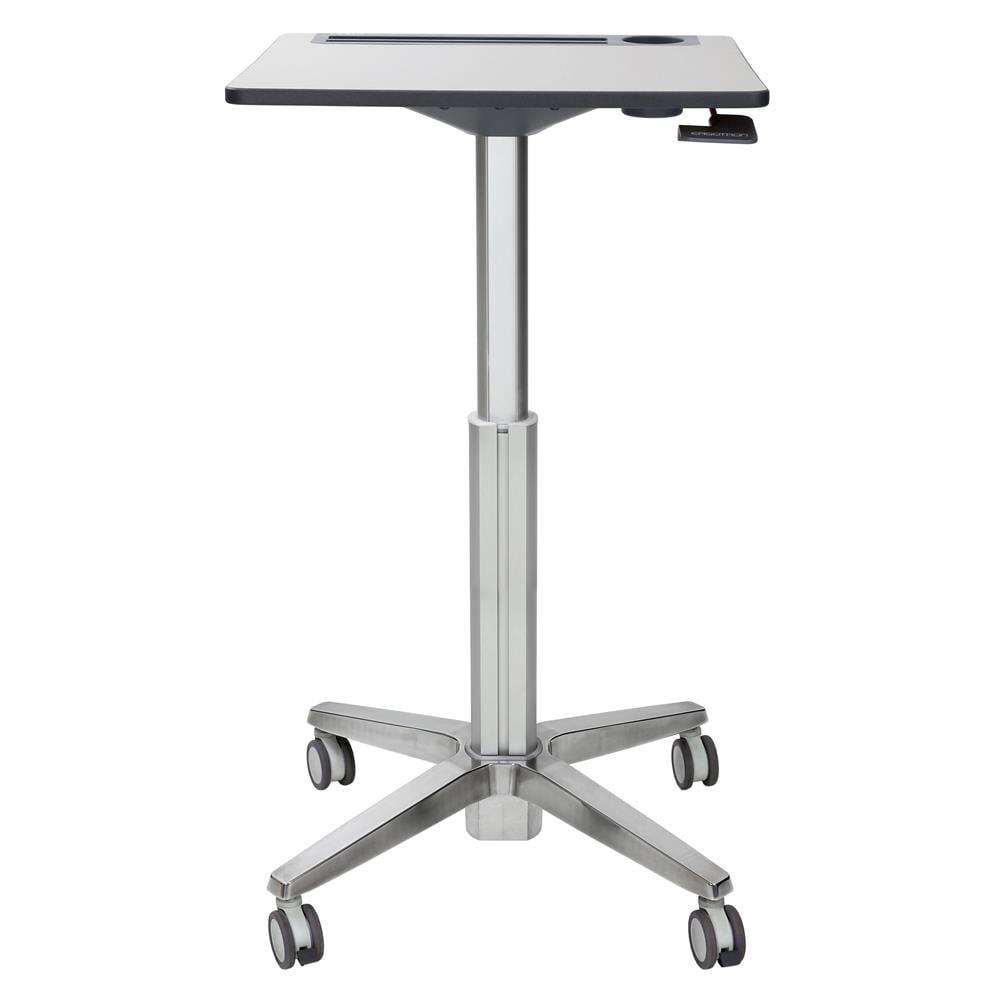 Ergotron LearnFit, Adjustable Standing Desk, Clear Anodized (24-481-003)