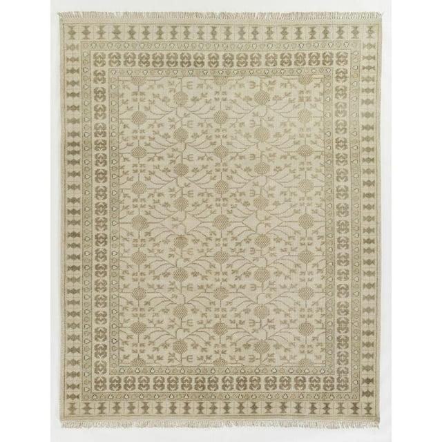 Erin Gates Traditional Rectangle Area Rug, Beige, 5'6" X 8'6"