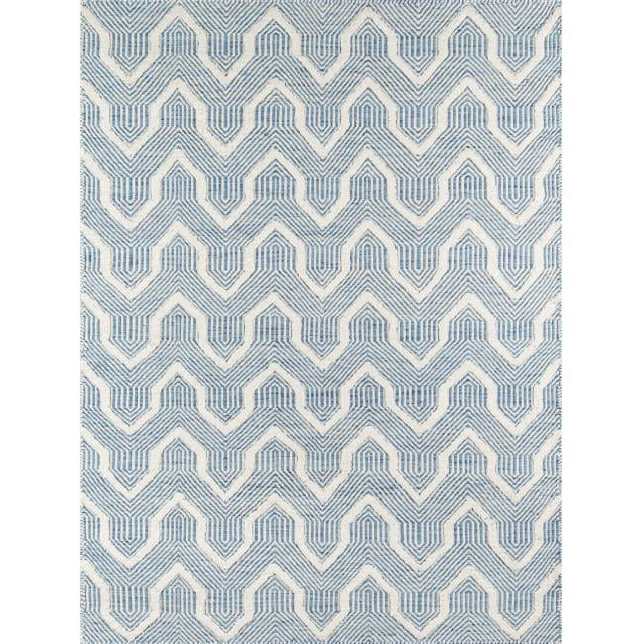 Langdon Prince Hand Woven Wool Area Rug Blue - Erin Gates by Momeni