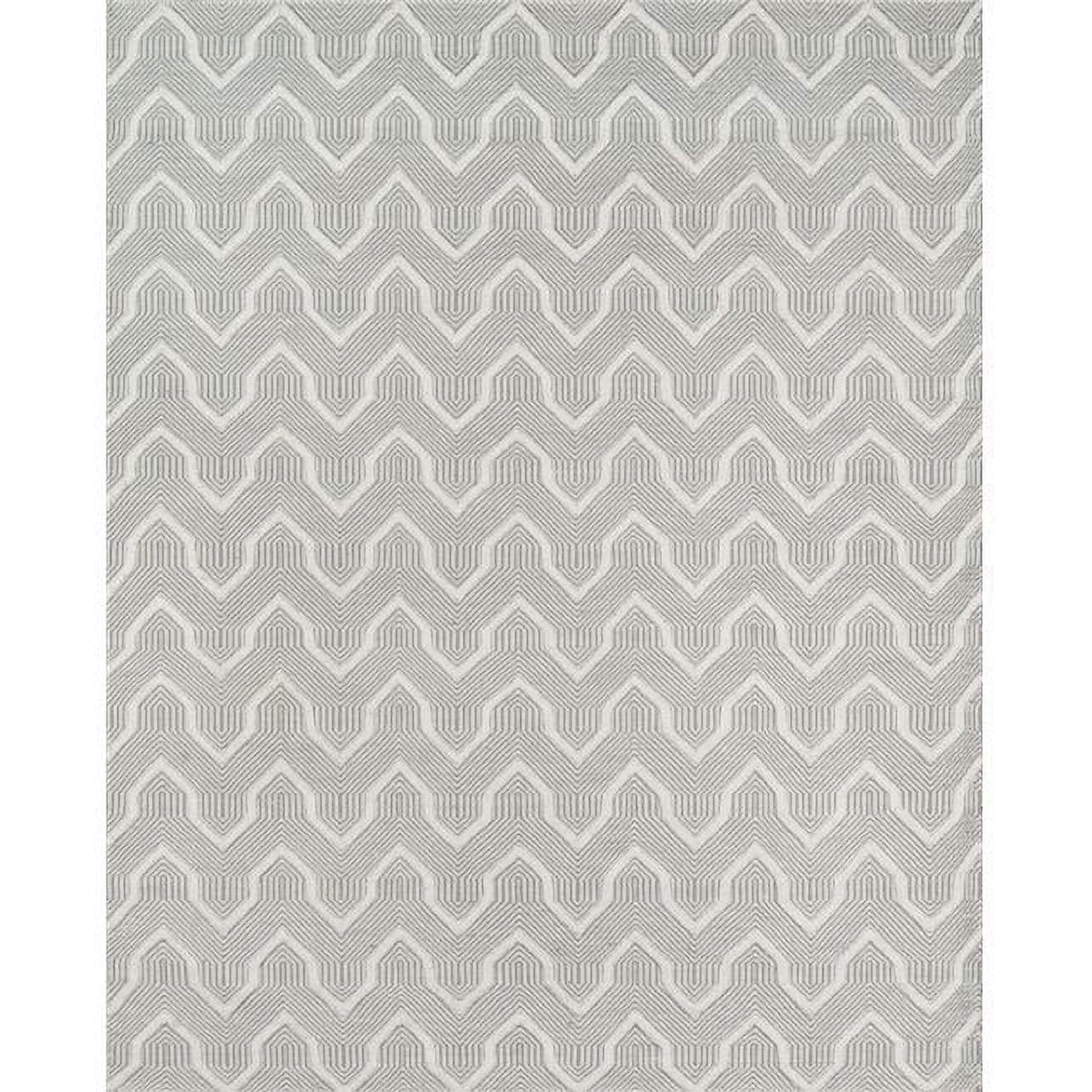 Langdon Prince Hand Woven Wool Area Rug Gray - Erin Gates by Momeni