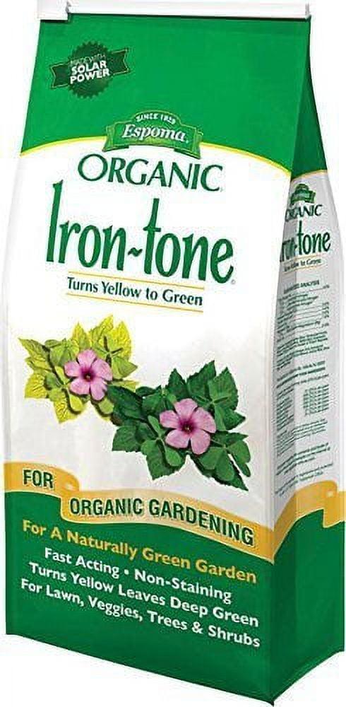 Espoma Organic Iron-tone 5 Pound Bag for Greener Lawn and Garden