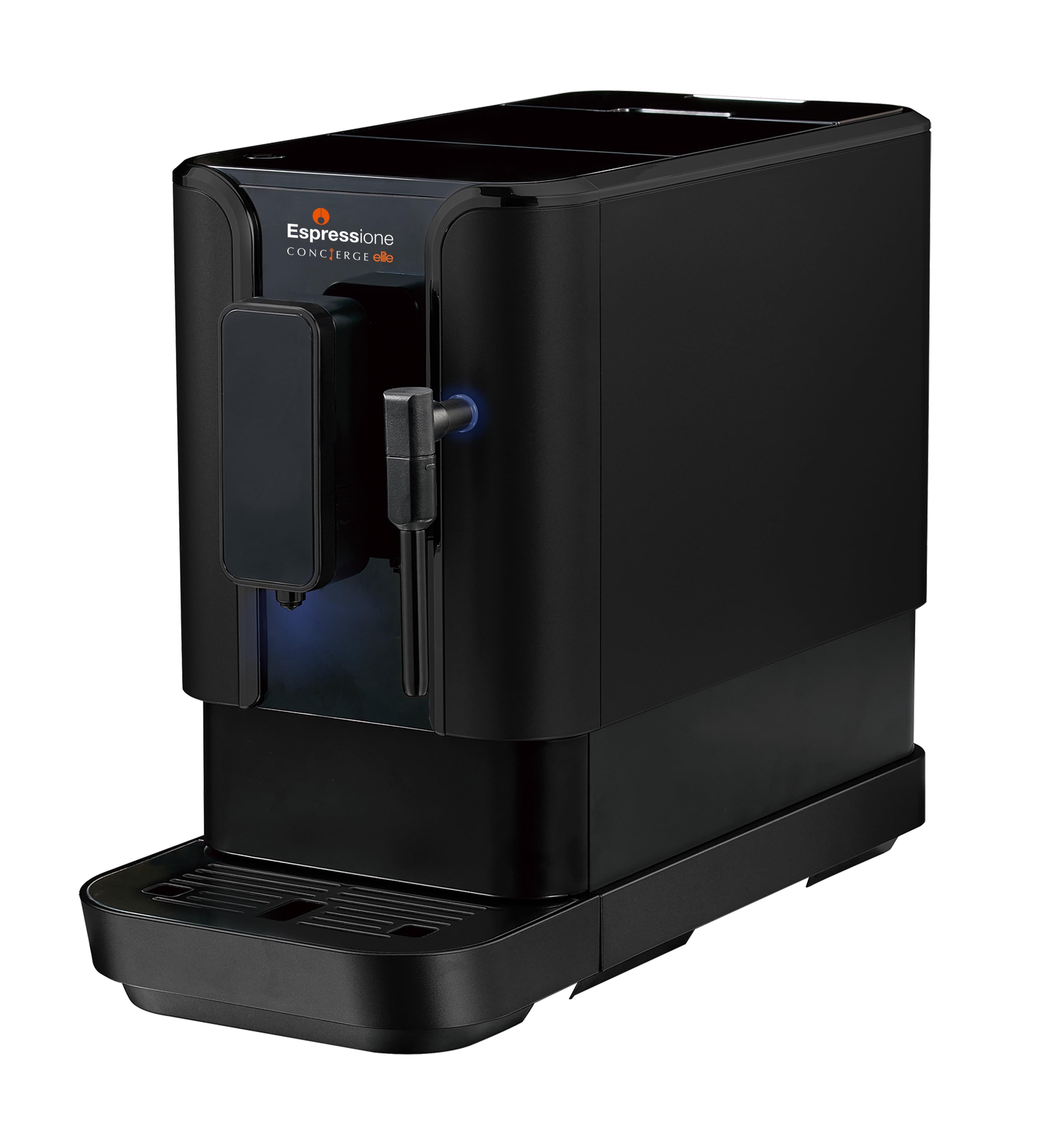 Elite Infinite Black 17.5" Automatic Espresso Machine with Grinder