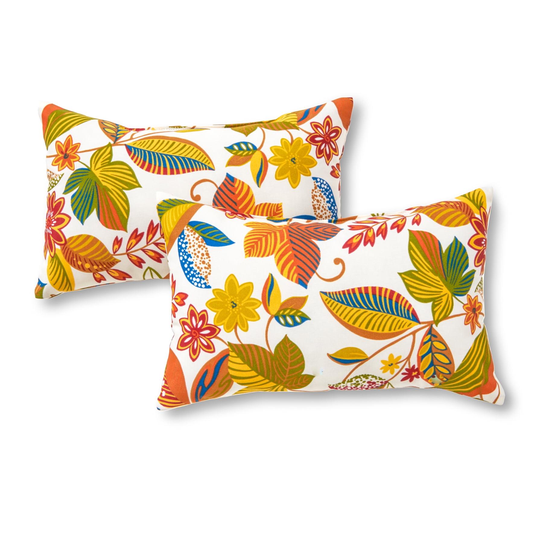 Esprit Floral Rectangular Outdoor Throw Pillows, Set of 2