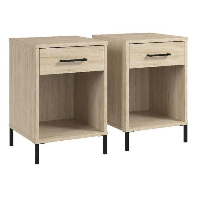 Essence End Table (Set of 2) in Natural Elm - Engineered Wood