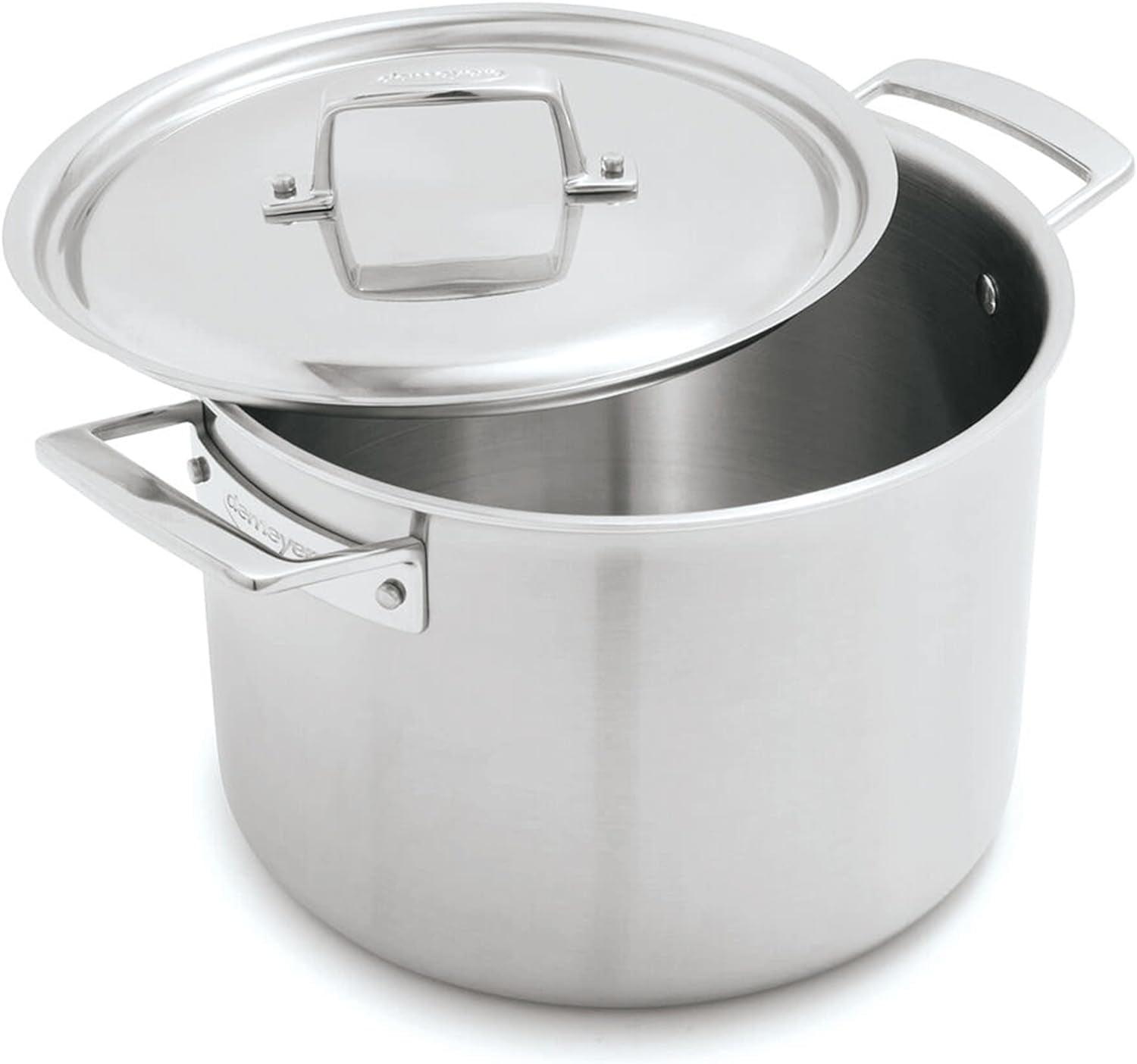 Essential 8-Qt Stainless Steel Stock Pot with Lid