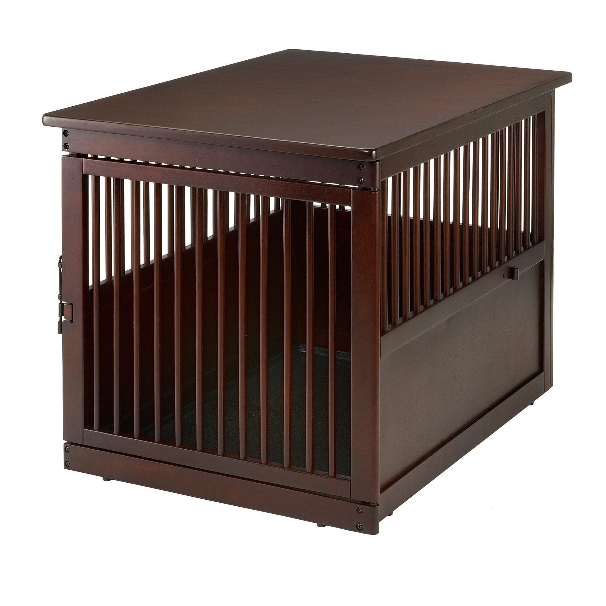 Wooden End Table Pet Crate