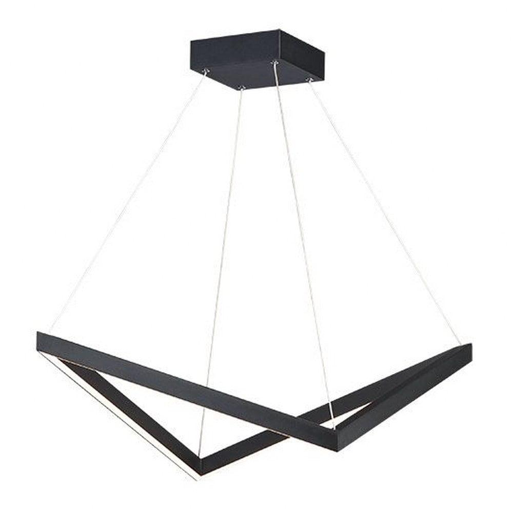 Stealth 21" Black Aluminum LED Pendant Light