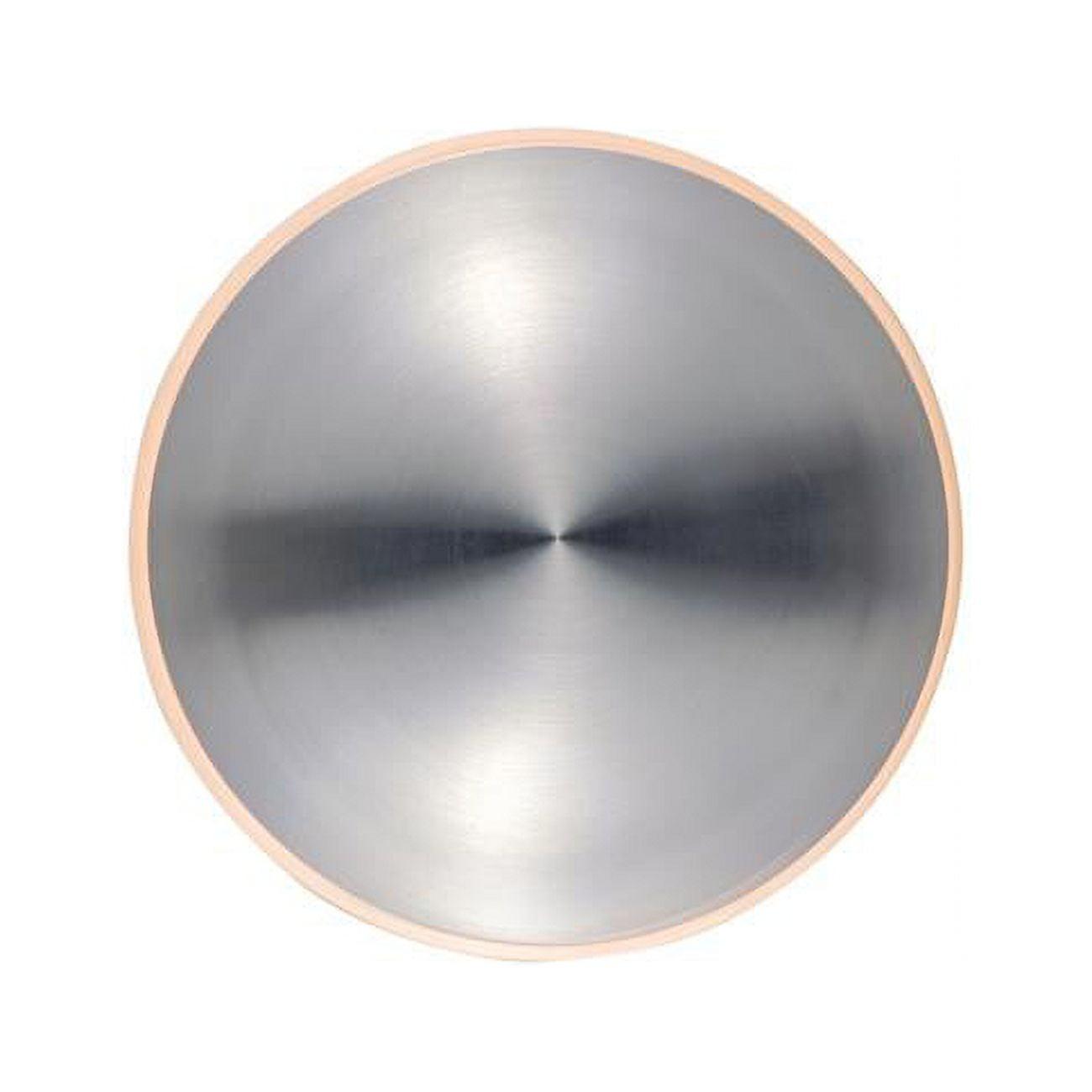 Satin Aluminum 7.75" Dimmable LED Wall Sconce