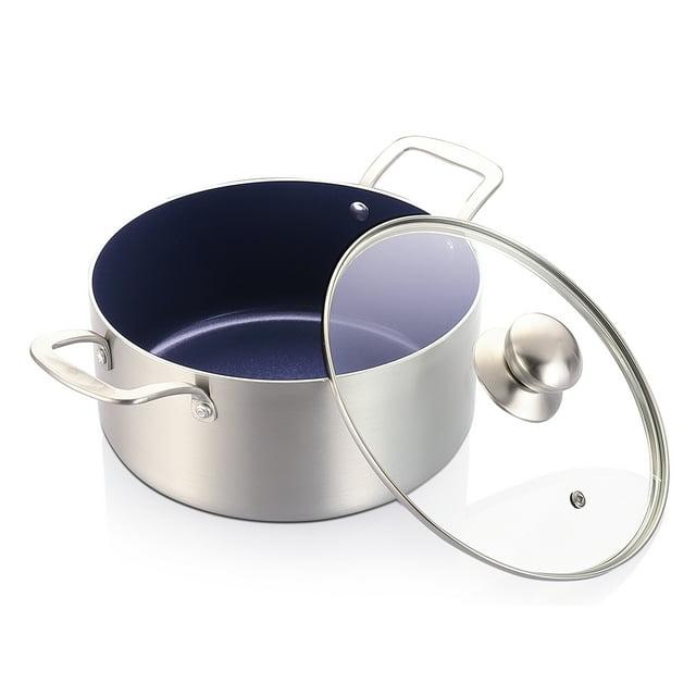 Eternal 4.5 Quarts Non-Stick Stainless Steel Stock Pot