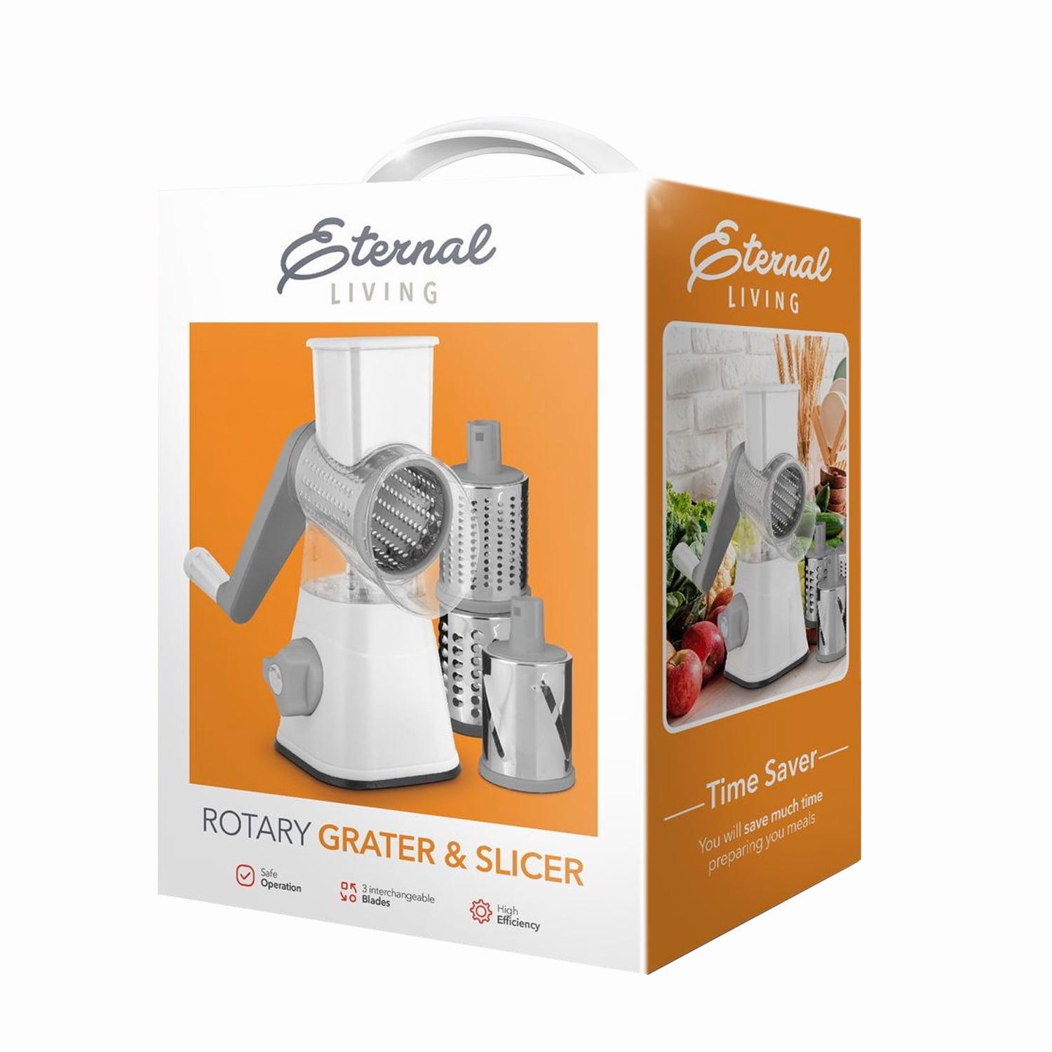 Eternal Eternal Rotary Grater And Slicer With 3 Barrels/blades