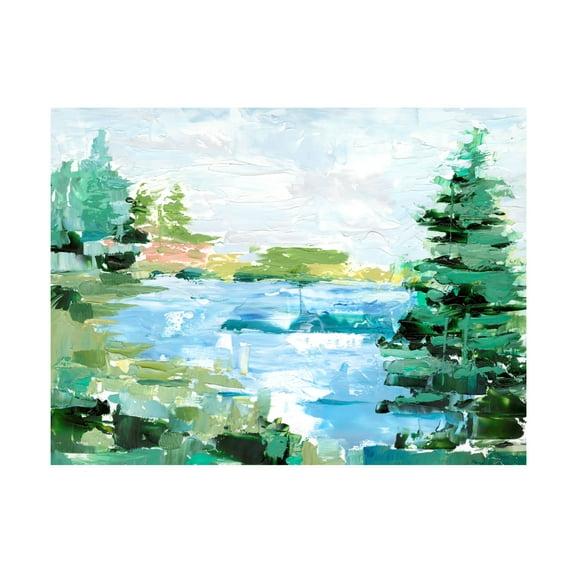 Millwood Pines " Evergreen Lake II " by Ethan Harper Painting Print