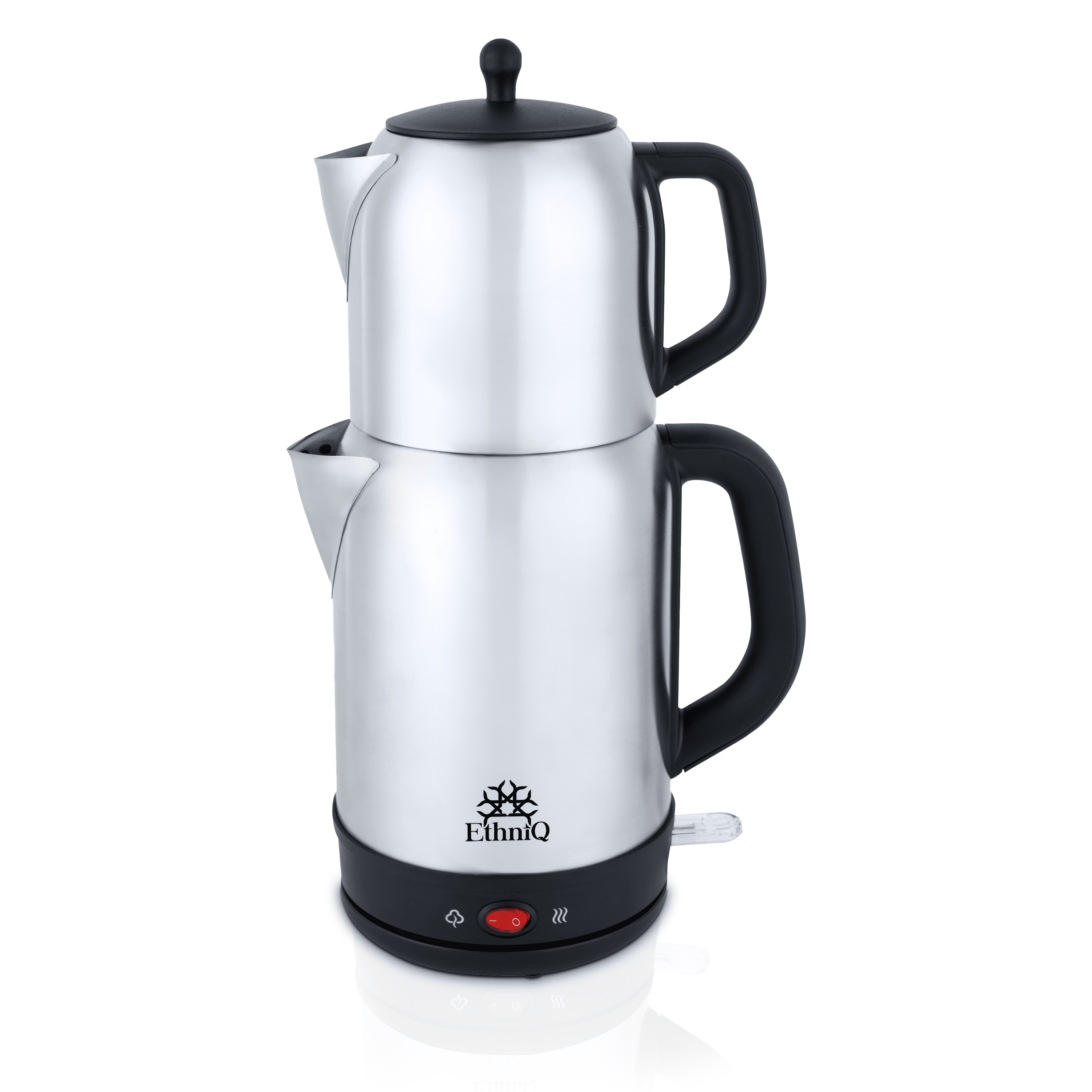 EthniQ Stainless Steel Electric Turkish Tea Maker with Infuser