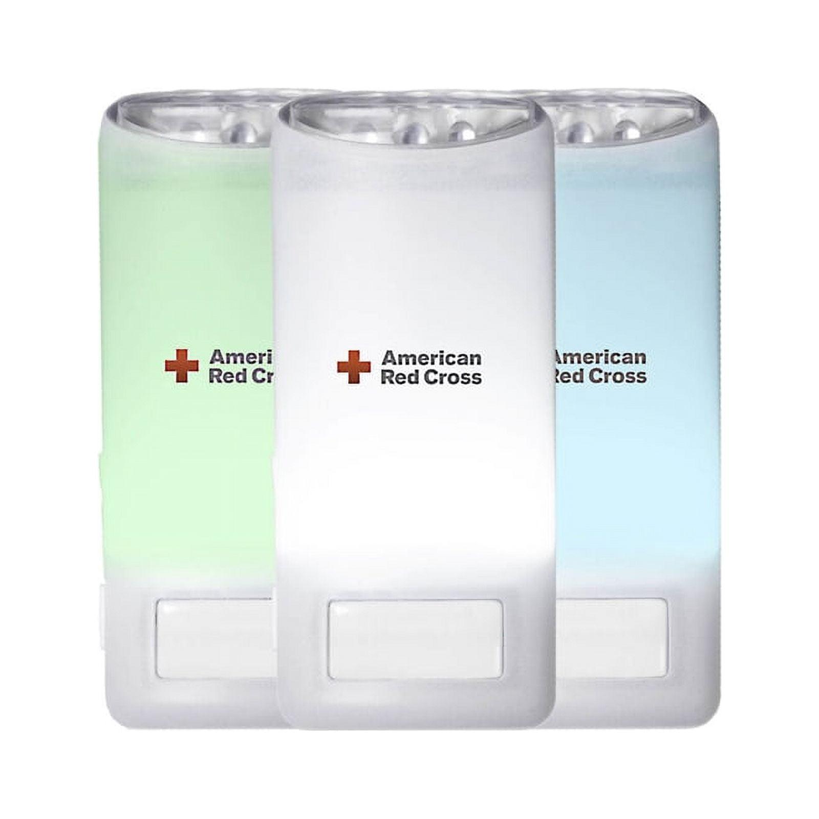 American Red Cross White LED Emergency Flashlight with Motion Sensor