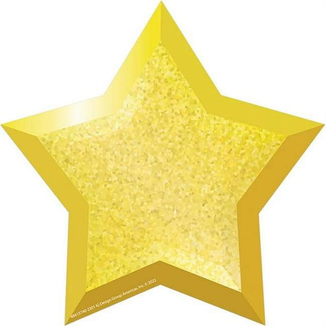 Eureka EU-841574 4.5 x 4.5 in. Stars Paper Cutouts