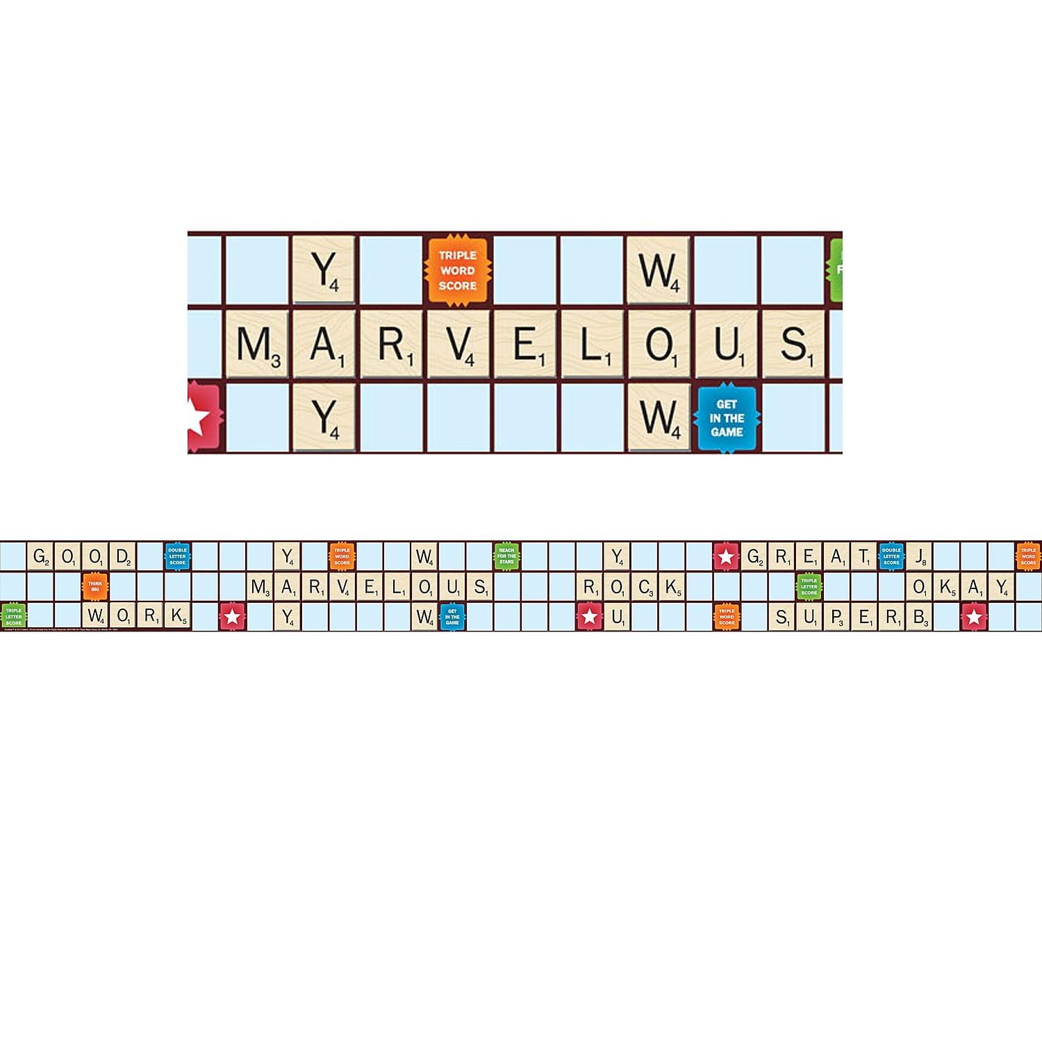 Extra Wide Multicolor Paper Die-Cut Scrabble Trimmer