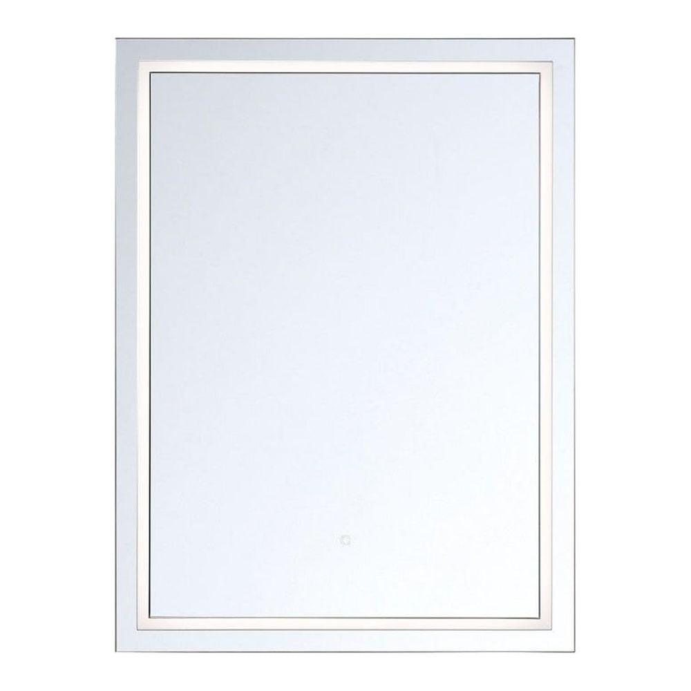 Eris Opal White 24x32 Rectangular LED Wall Mirror