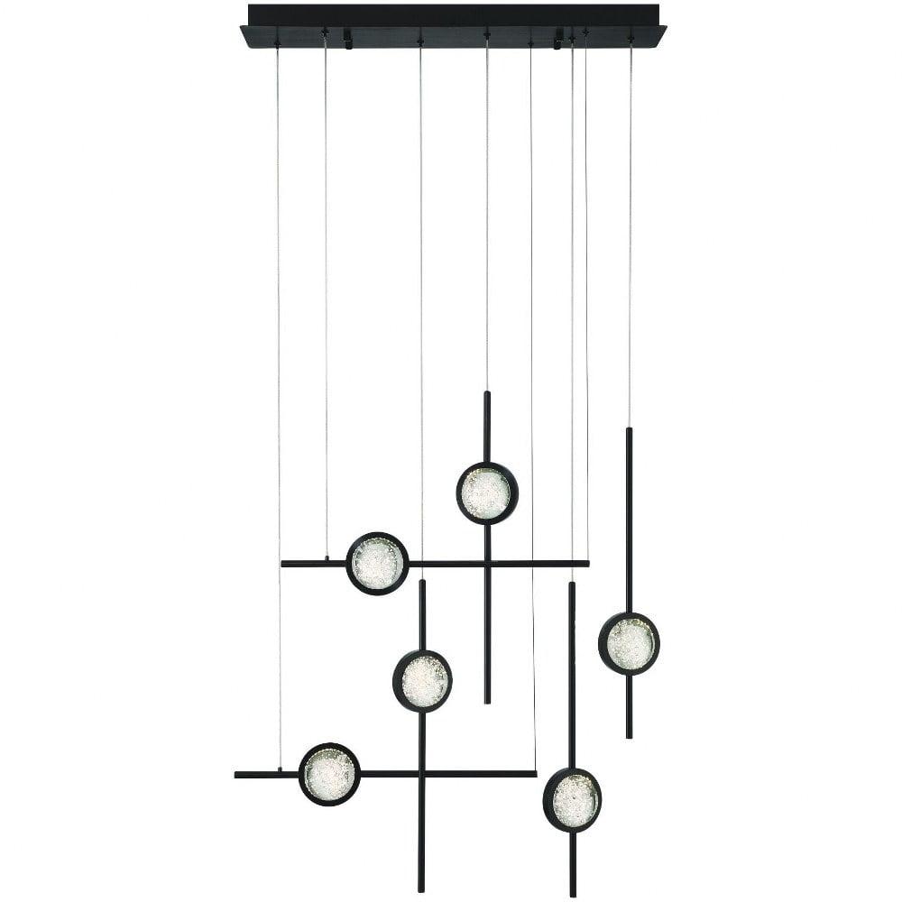 Eurofase Lighting Barletta 6 - Light Chandelier in  Black