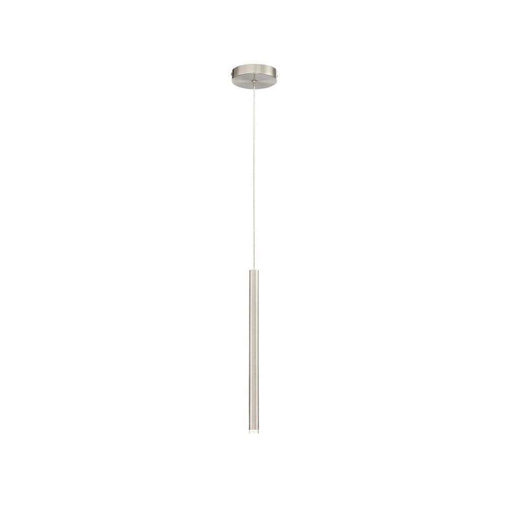 Navada Sleek 16" Satin Nickel LED Pendant Light