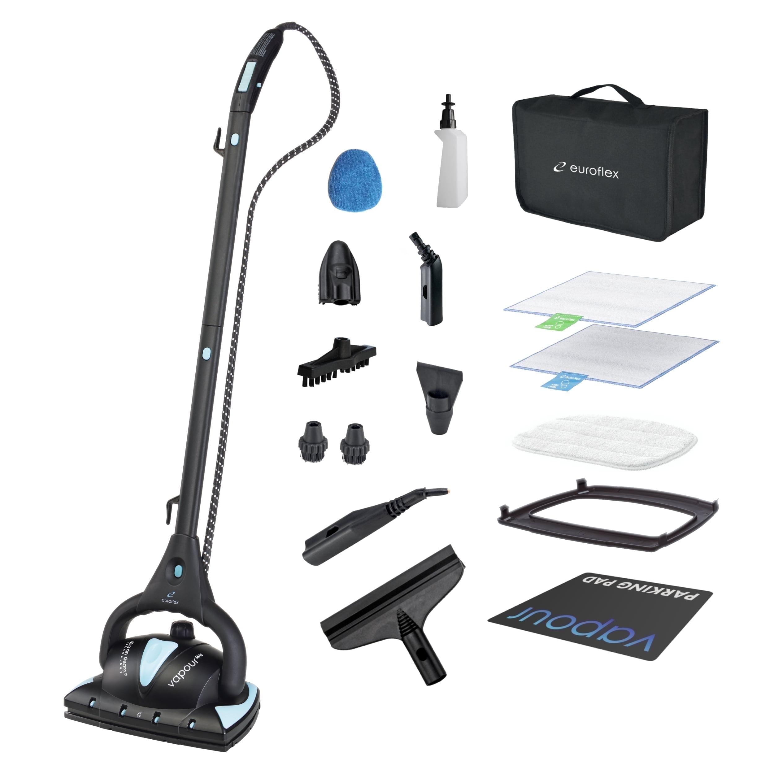 Euroflex Vapour Pro 20-Piece All-in-One Steam Mop with Built-In Portable Steam Cleaner (M4S)
