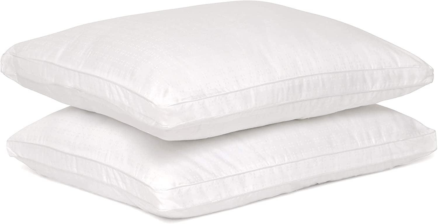 Maxi Down Alternative Cotton Top Bed Pillow - Single Pillow White