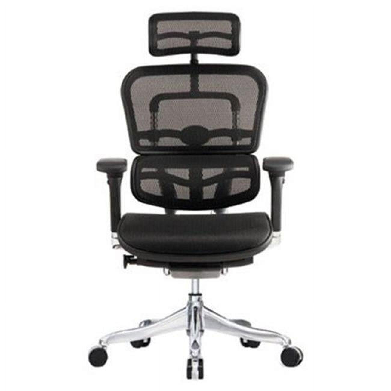 Eurotech Leather Task Chair Black (LE9ERG(N))