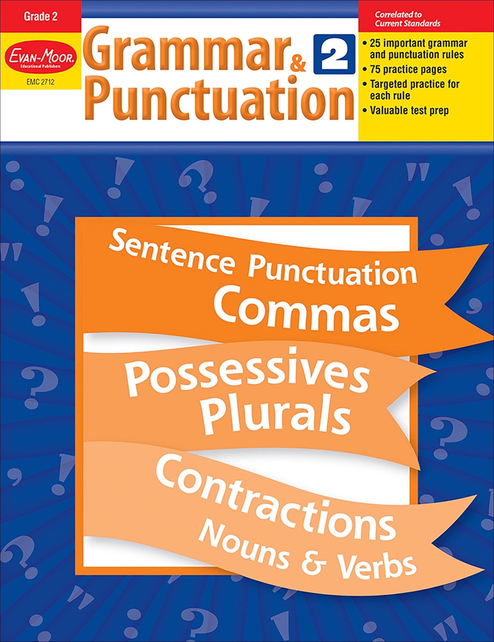 Grammar & Punctuation, Grade 2 Teacher Resource - by Evan-Moor Educational Publishers (Paperback)
