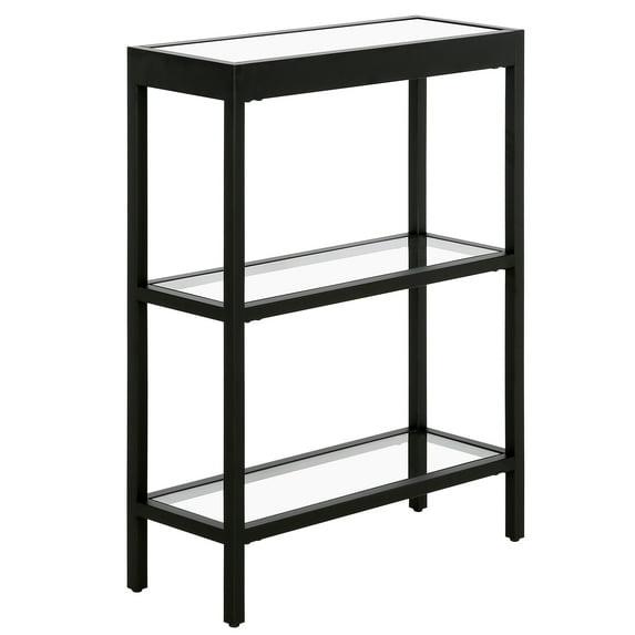 Evelyn&Zoe Alexis 22" Wide Rectangular Console Table, Blackened Bronze
