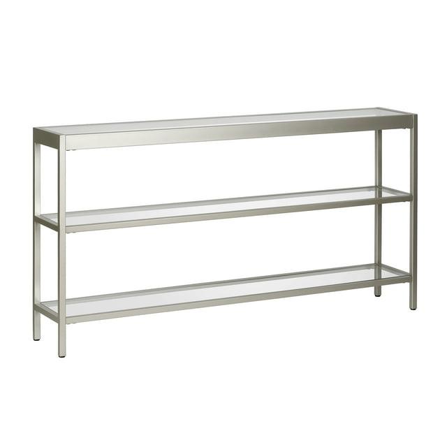 Metal Console Table in Gray - Henn&Hart