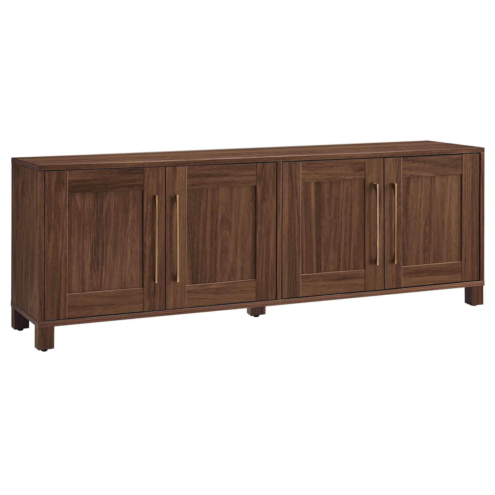 Evelyn&Zoe Chabot Rectangular TV Stand for TV's up to 75", Walnut