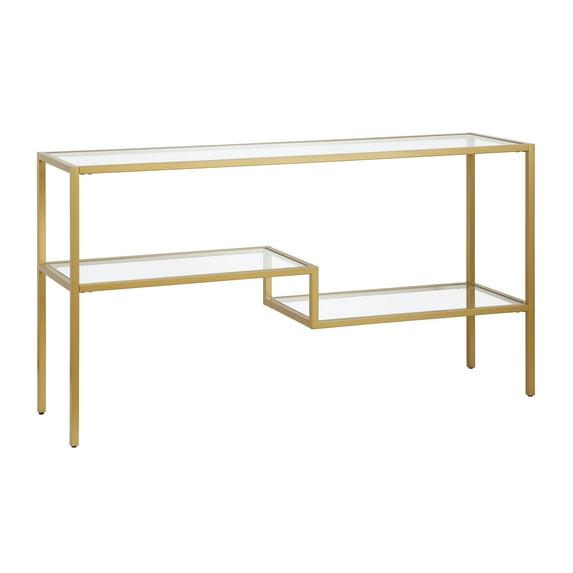 Wade Logan® Lovett Glass Top Console Table