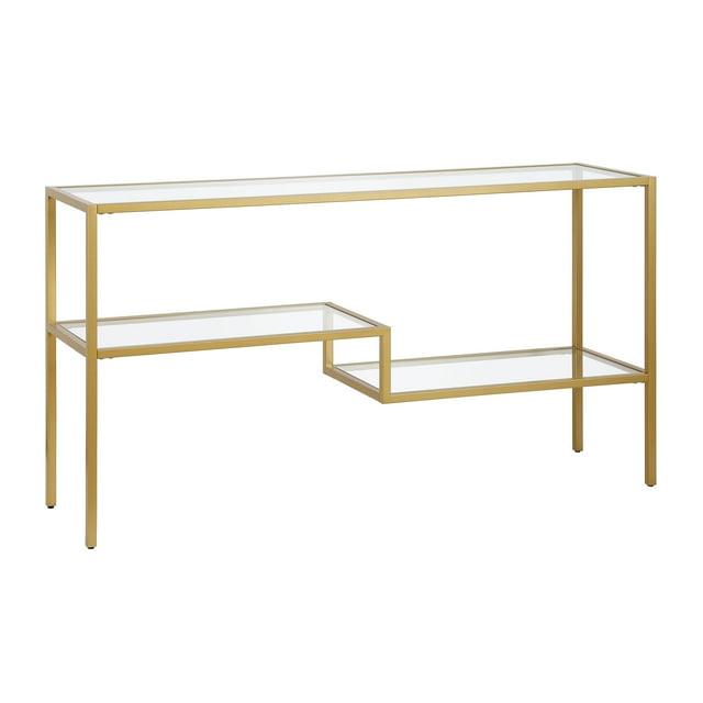Lovett Glass Top Console Table