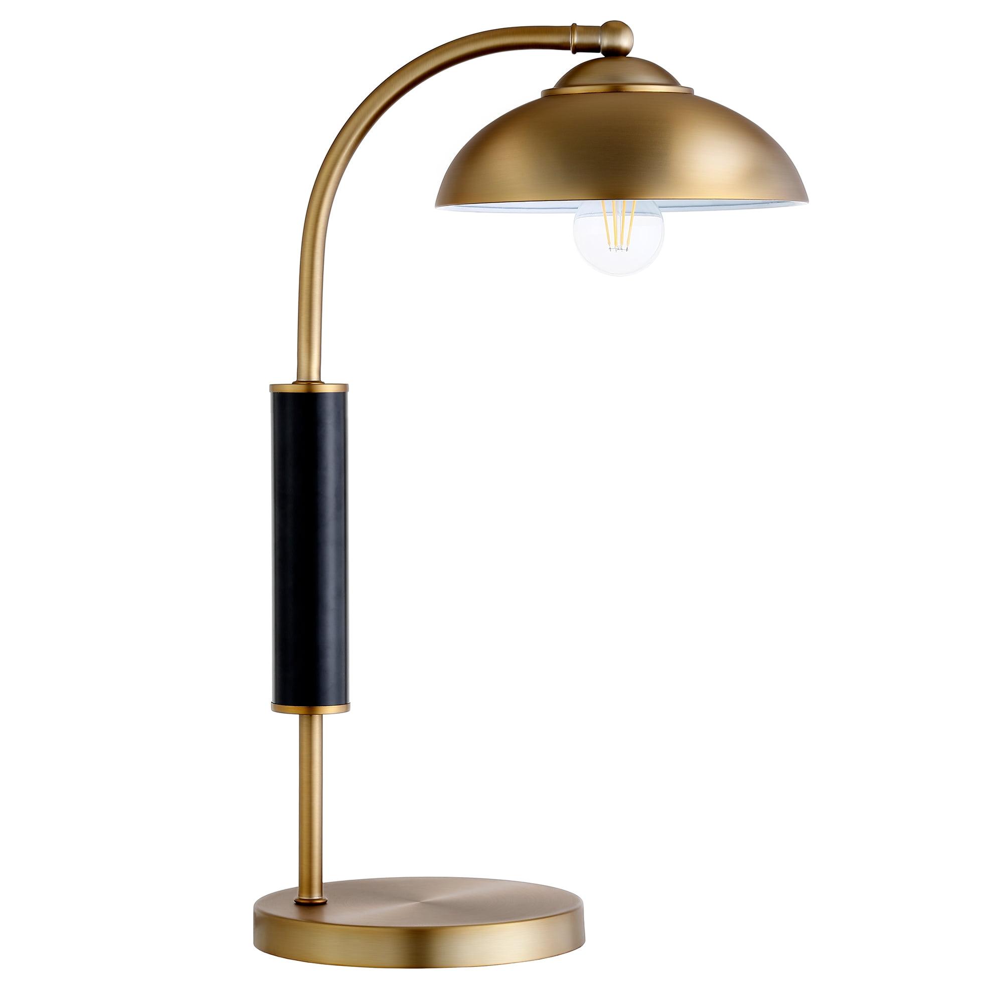 Denton 24" Black and Brass Metal Table Lamp