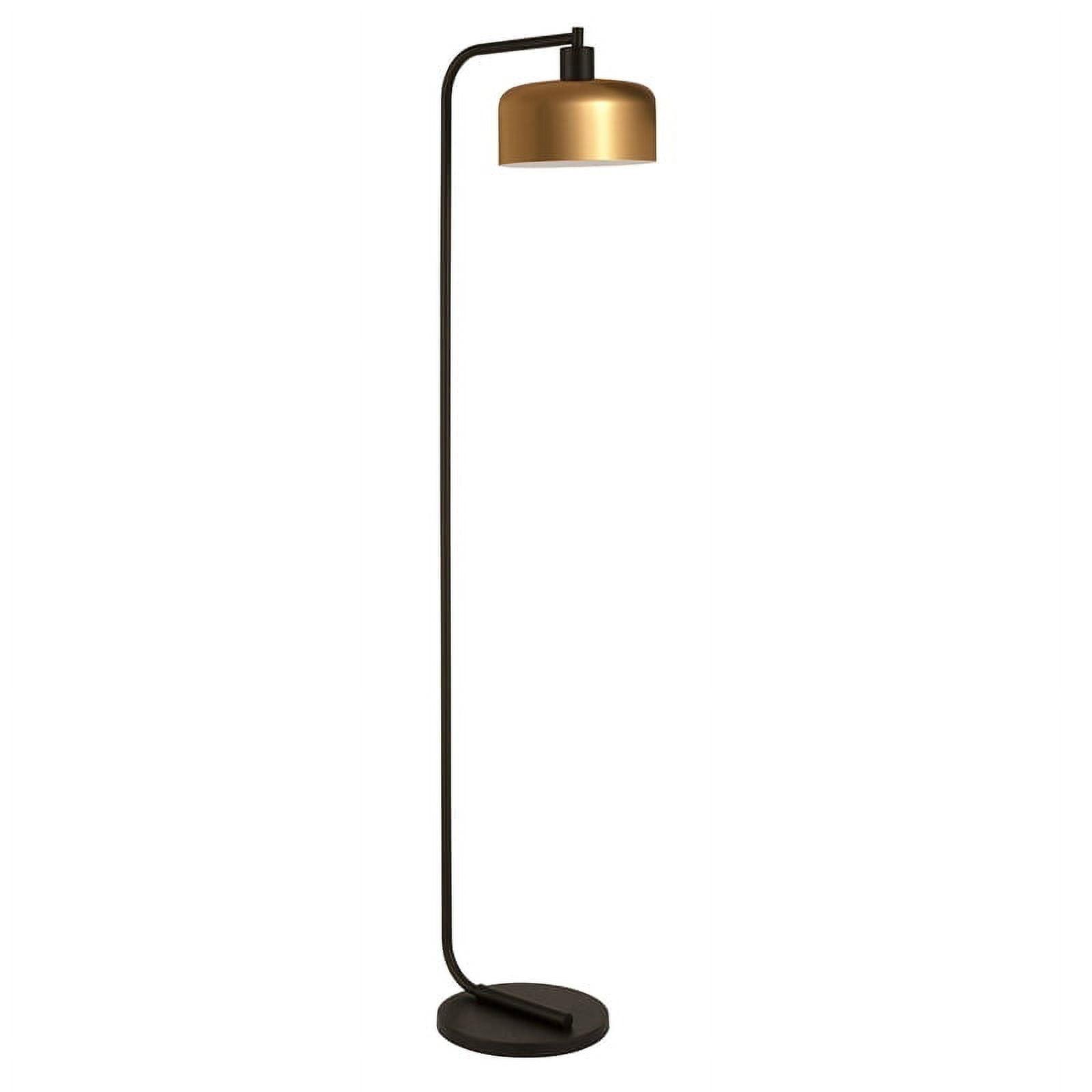 Arc Adjustable Bronze Floor Lamp with Smart Home Integration